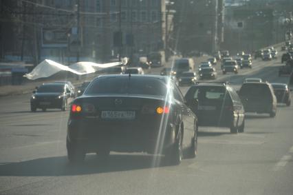 В Москве на Садовом кольце прошел автопробег  ЗА ЧЕСТНЫЕ ВЫБОРЫ. 29 января 2012