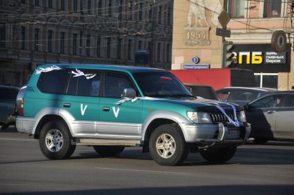 В Москве на Садовом кольце прошел автопробег  ЗА ЧЕСТНЫЕ ВЫБОРЫ. 29 января 2012