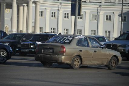 В Москве на Садовом кольце прошел автопробег  ЗА ЧЕСТНЫЕ ВЫБОРЫ. 29 января 2012