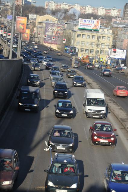 В Москве на Садовом кольце прошел автопробег  ЗА ЧЕСТНЫЕ ВЫБОРЫ. 29 января 2012