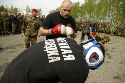 Сдача на краповые береты отрядом специального назначения \"Ермак\". Новосибирск.