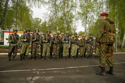 Сдача на краповые береты отрядом специального назначения \"Ермак\". Новосибирск.