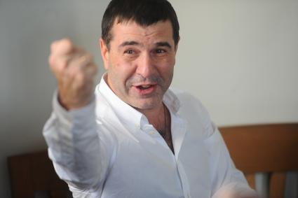 Театр `Школа современной пьесы`. На снимке: писатель, драматург и актер Евгений Гришковец.