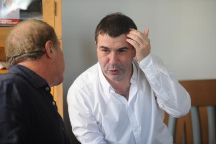 Театр `Школа современной пьесы`. На снимке: писатель, драматург и актер Евгений Гришковец.