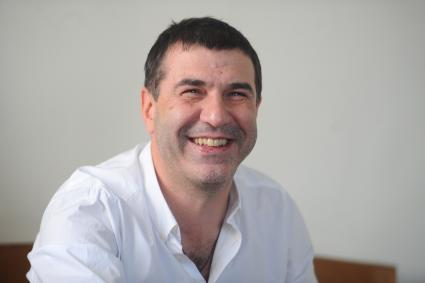 Театр `Школа современной пьесы`. На снимке: писатель, драматург и актер Евгений Гришковец.