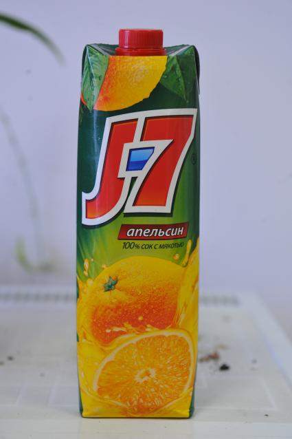 Упаковка сока `J-7`