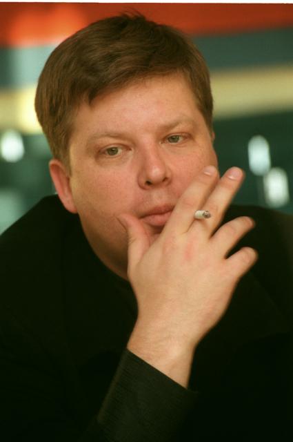 Телеведущий Валдис Пельш.