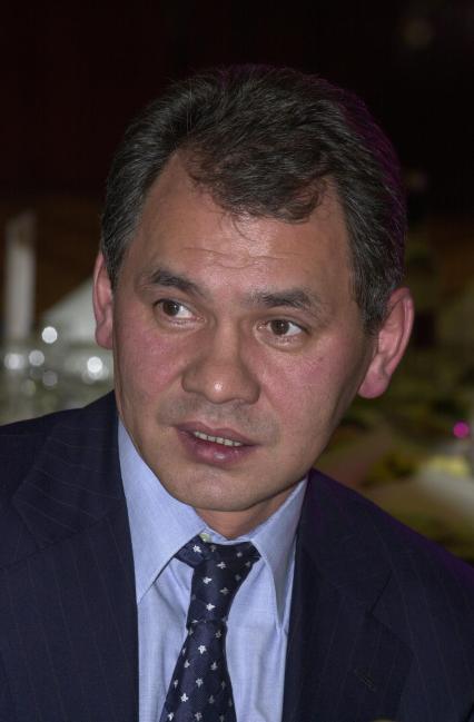 Политик, министр МЧС Сергей Шойгу.