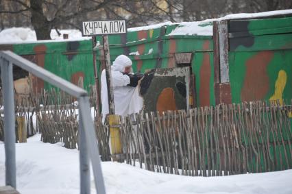 Софринская бригада внутренних войск МВД России. На снимке: проведение военных учений.