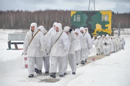 Софринская бригада внутренних войск МВД России. На снимке: проведение военных учений.