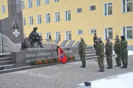 Софринская бригада внутренних войск МВД России. На снимке: мемориальный комплекс памяти воинов, отдавших жизнь при выполнении воинского долга.