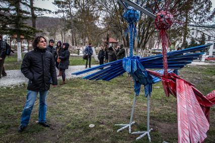 В Абрау-Дюрсо прошел премьерный показ коллекции Ренаты Литвиновой. 01 апреля 2012