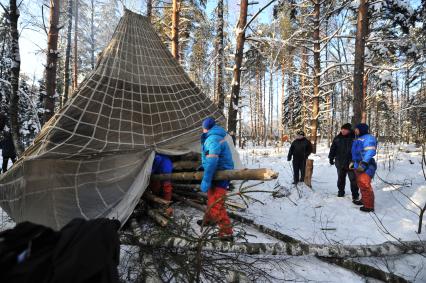 Тренировка космонавтов на выживание в Звёздном городке.