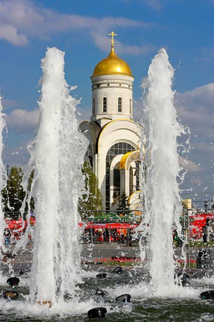 Церковь святого Георгия-победоносца на Поклонной горе.