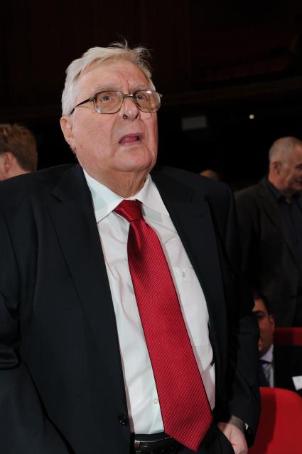 Crocus City Hall. 25-ая юбилейная торжественная церемония вручения Национальной кинематографической премии `Ника`. На снимке:  актер Олег Басилашвили.