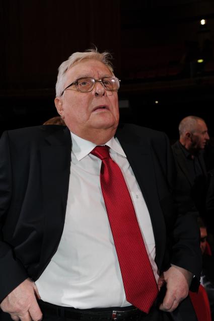 Crocus City Hall. 25-ая юбилейная торжественная церемония вручения Национальной кинематографической премии `Ника`. На снимке:  актер Олег Басилашвили.