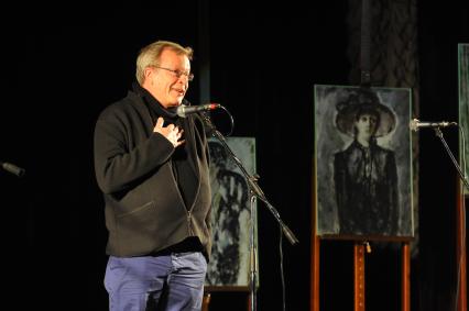 ЦДЛ. Вечер памяти Беллы Ахмадулиной, приуроченный к ее 75-летию. На снимке: писатель Виктор Ерофеев.