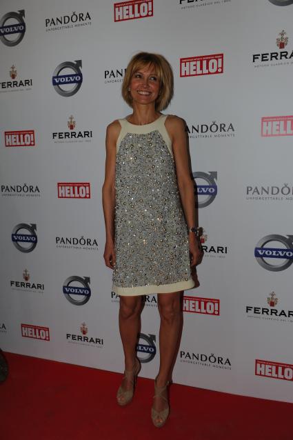 Известия Hall. Вручение премии `Самые стильные в России 2012` от журнала `Hello!`. На снимке: актриса Ингеборга Дапкунайте.
