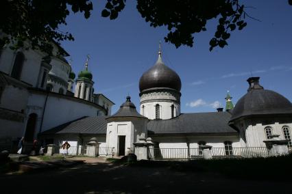 Воскресенский Новоиерусалимский мужской ставропигиальный монастырь. На снимке: Воскресенский собор. Вид на подземный храм свв. Константина и Елены.