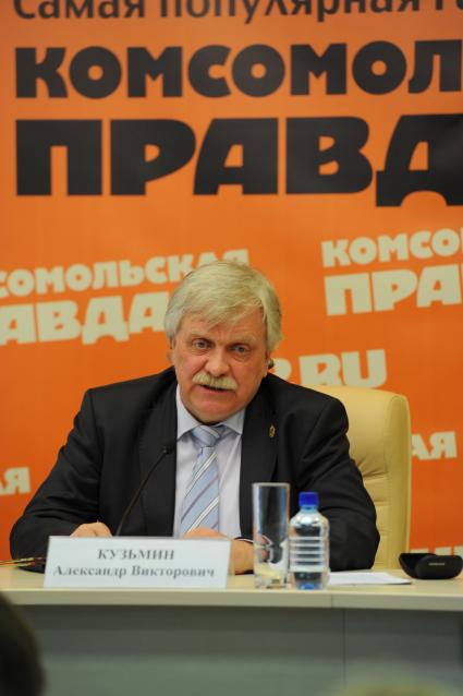 ИД `Комсомольская правда`. Главный архитектор Москвы Александр Кузьмин.