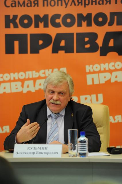 ИД `Комсомольская правда`. Главный архитектор Москвы Александр Кузьмин.