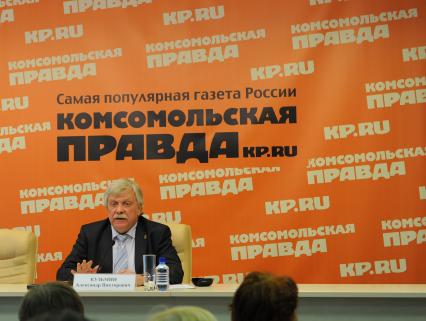 ИД `Комсомольская правда`. Главный архитектор Москвы Александр Кузьмин.