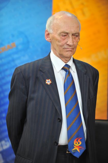 ИД `Комсомольская правда`. Ветеран, участник войны, автор книг о войне Юрий Ленчевский.