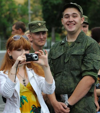 20 мая 2012, Волгоград. Принятие воинской присяги в 20-й Гвардейской мотострелковой бригаде.