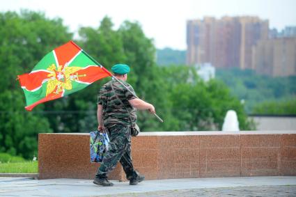 День пограничника на Поклонной горе.