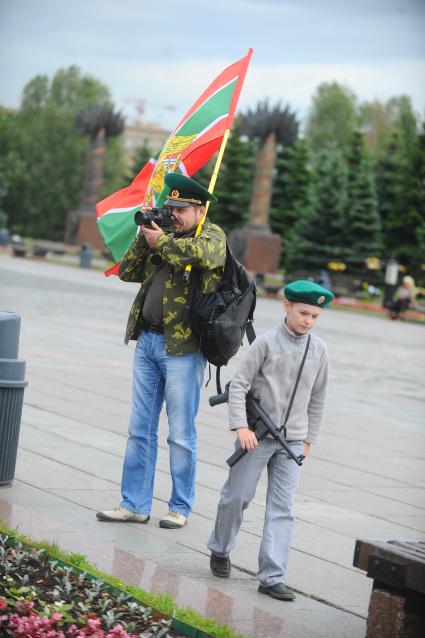 День пограничника на Поклонной горе.