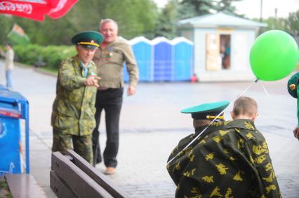 День пограничника на Поклонной горе.