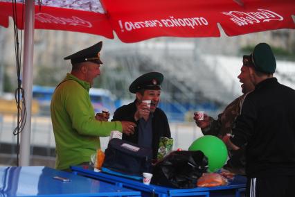 День пограничника на Поклонной горе.