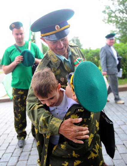 День пограничника на Поклонной горе.