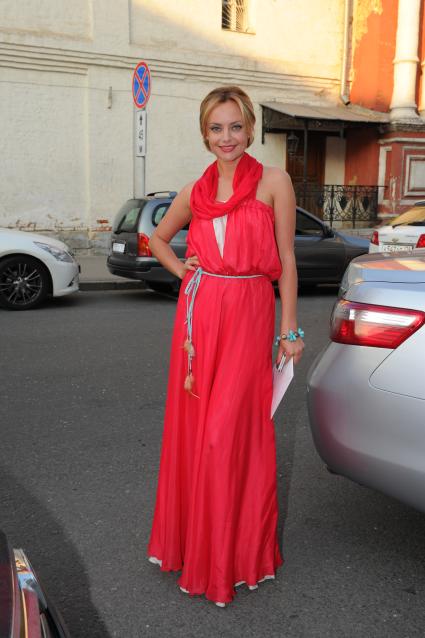 Московский музей современного искусства. Ежегодный бал `May Fashion 2012`. На снимке: певица Елена Максимова.