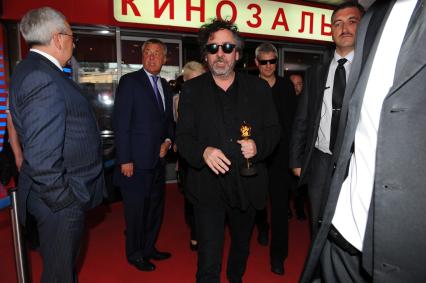 34-ый Московский международный кинофестиваль (ММКФ). На снимке: американский кинорежиссёр Тим Бертон.