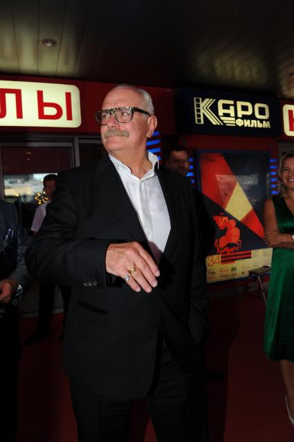 34-ый Московский международный кинофестиваль (ММКФ). На снимке: режиссер, президент фестиваля Никита Михалков.