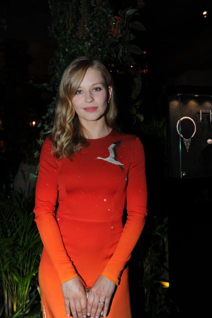 Ресторан `The Сад`. 34-ый Московский международный кинофестиваль (ММКФ). Ужин Gala Dinner InStyle Magazine. На снимке: актриса Юлия Пересильд