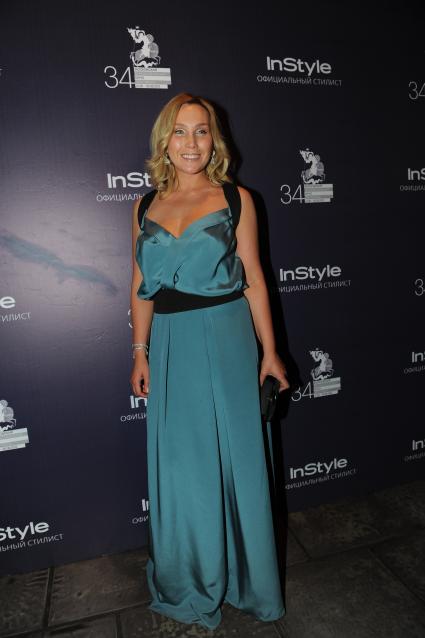 Ресторан `The Сад`. 34-ый Московский международный кинофестиваль (ММКФ). Ужин Gala Dinner InStyle Magazine. На снимке: актриса Дарья Екмасова.