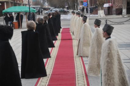 Государственный театрально-концертном зале г. Грозного. VII Международный конкурс журналистов `Золотое перо`, посвященного памяти Ахмат-Хаджи Кадырова.