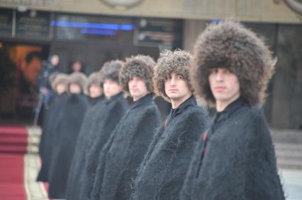 Государственный театрально-концертном зале г. Грозного. VII Международный конкурс журналистов `Золотое перо`, посвященного памяти Ахмат-Хаджи Кадырова.