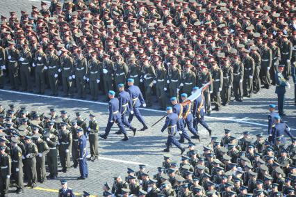 Генеральная репетиция Парада Победы на Красной площади.