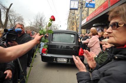 Театр имени Пушкина. Прощание с актером Александром Пороховщиковым.