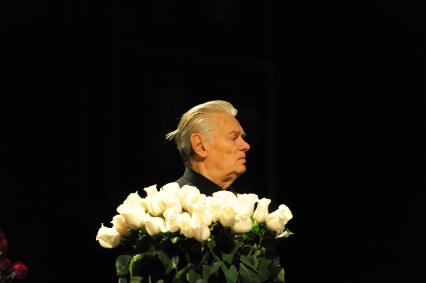 Театр `Мастерская П. Н. Фоменко`. Прощание с режиссером Петром Фоменко. На снимке: актер, режиссер Владимир Андреев.