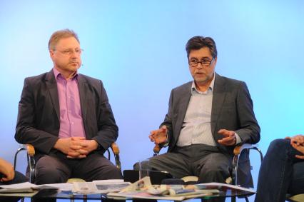 ИД `Комсомольская правда`. Директор Института проблем государственного и муниципального управления Высшей Школы Экономики Андрей Клименко и декан факультета государственного управления Академии Народного Хозяйства при Правительстве РФ Сергей Зуев