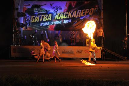 XIV Московский  Международный фестиваль трюкового искусства `Прометей` прошел на аэродроме `Тушино`.