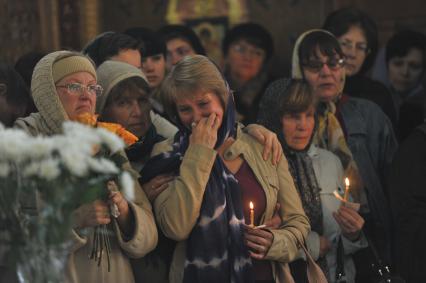 Похороны погибших в ДТП воспитанников детского дома