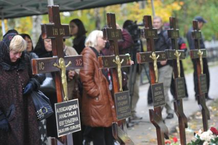 Похороны погибших в ДТП воспитанников детского дома