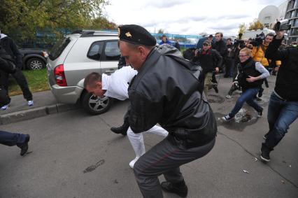 Акция протеста сторонников группы Pussy Riot