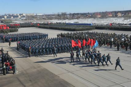 Репетиция Парада Победы в Алабино