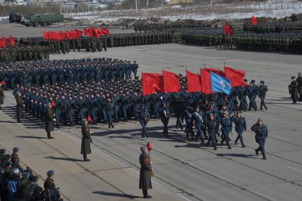 Репетиция Парада Победы в Алабино